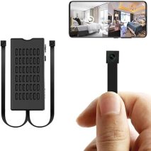 2K Dual Lens Small Hidden Camera - DIY Module WiFi Mini Spy Camera - Wireless Tiny Nanny Cam - Discreet Home Security Indoor Outdoor