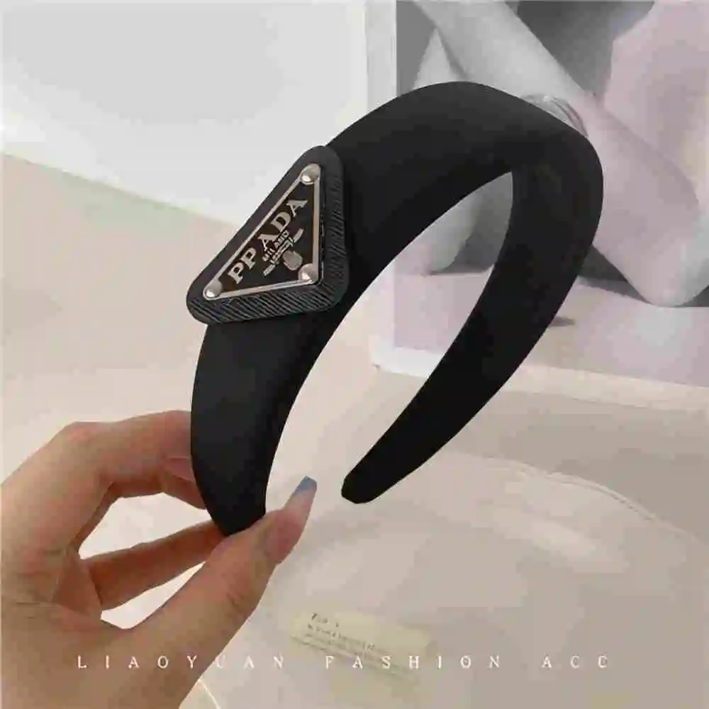 New classic French-style women's retro fashionable niche luxury designer high-end black luxurious hairpin elegant hairband